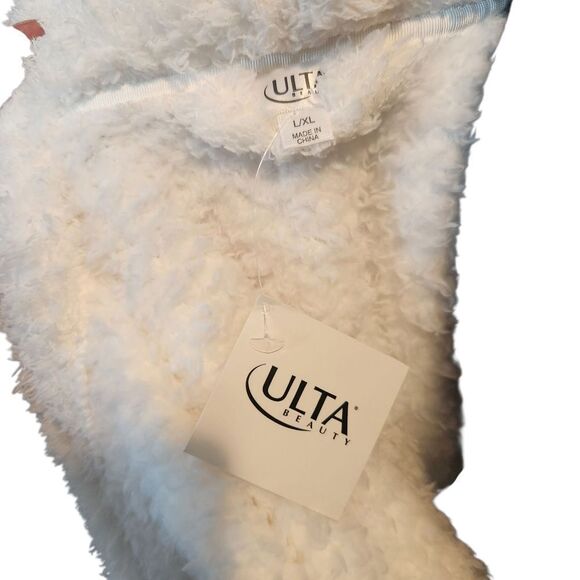 NEW Ulta Soft Plush Robe White Women’s Size Large XL with Belt - Picture 4 of 13